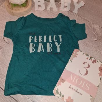 T-shirt manches courtes 3 mois mixte kiabi