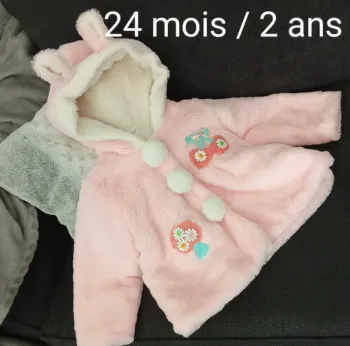 Manteau à capuche 2 ans