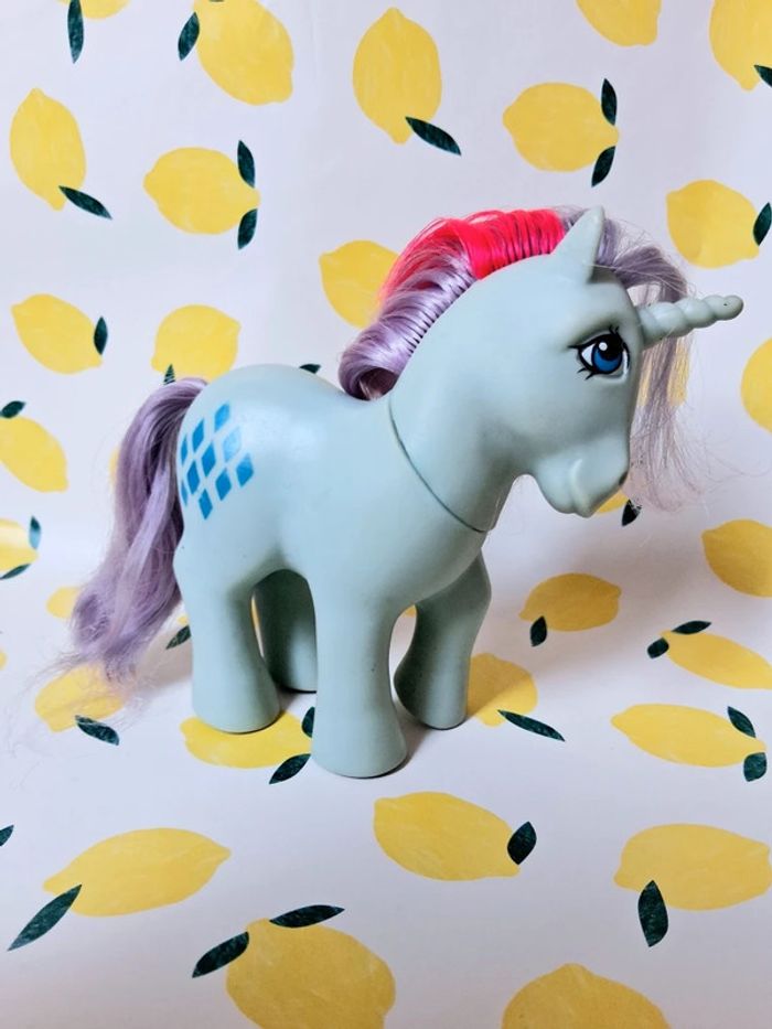 My Little Pony G1 Sparkler Italie 1984 Unicorn Très Bon État - photo numéro 2