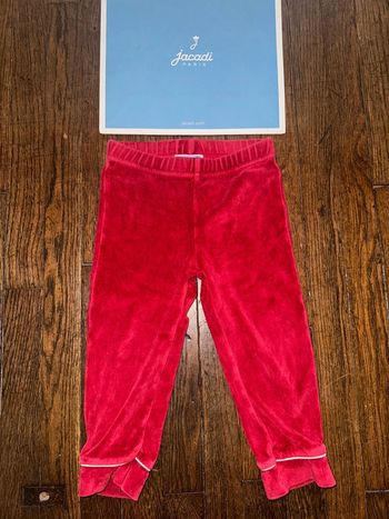Bas de pyjama velours Jacadi 2 ans