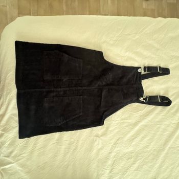 Robe à bretelles en velours
