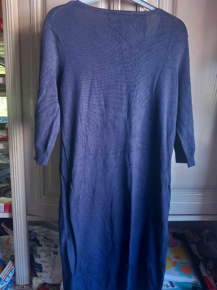 Pull tunique bleu marine T2 Monoprix - photo numéro 4