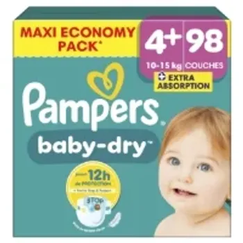 98 T4+ Pampers baby-dry NEUF