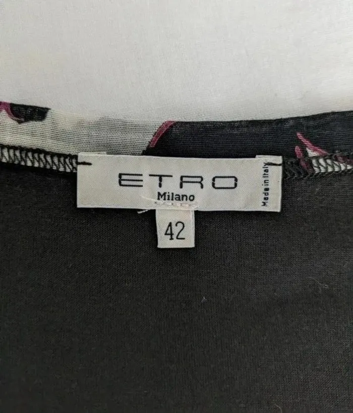 Débardeur fleuri - Etro - taille 38 (IT42) - photo numéro 4