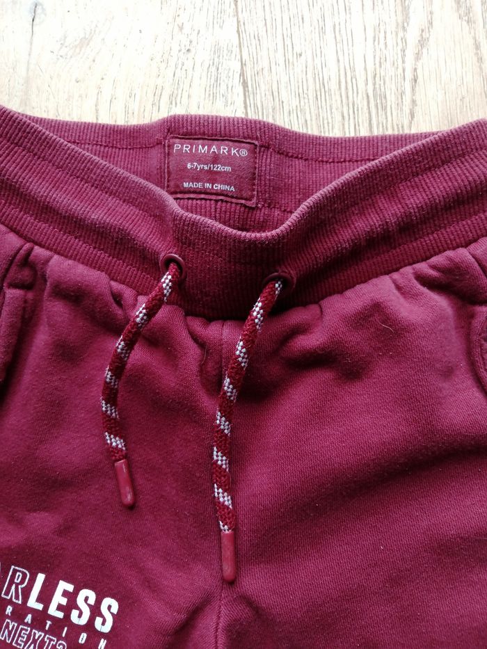 Survêtement enfant 6 ans Primark – jogging bordeaux - photo numéro 4