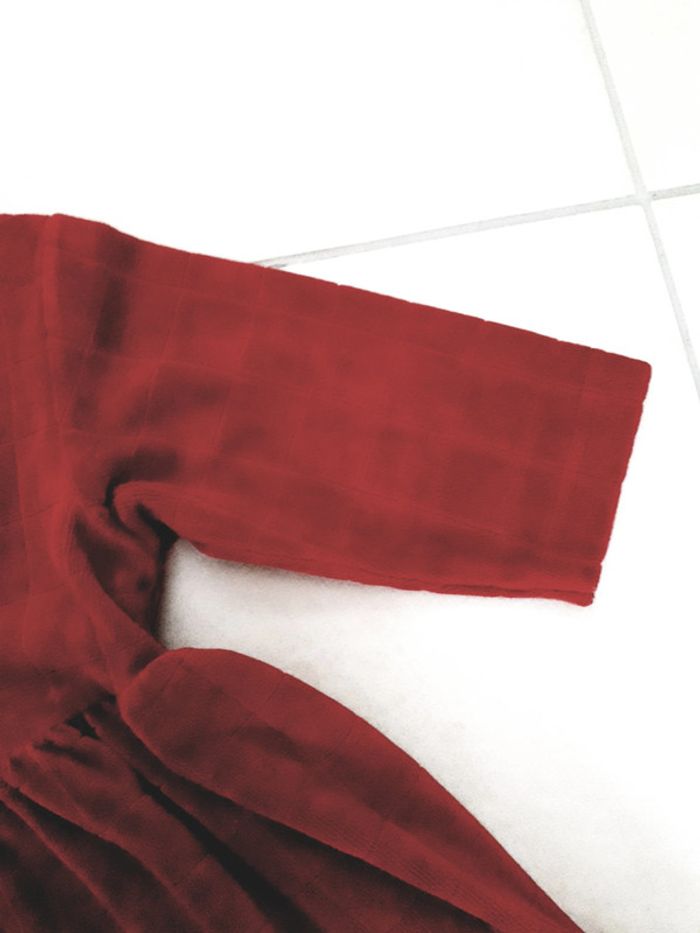 Robe velours rouge T 6 mois - photo numéro 8