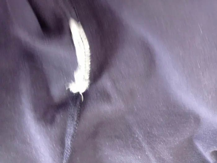 Top court bleu marine et bretelles blanches T.S Fila - photo numéro 5