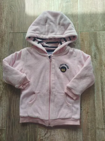 Jolie veste rose bébé fille 12 mois