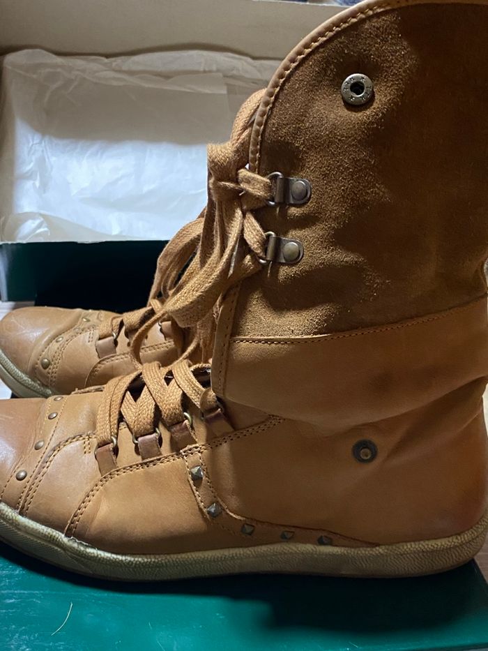 Botte de cuir pour les femmes - photo numéro 3