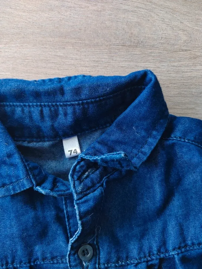 Robe en jeans 74 cm - photo numéro 2