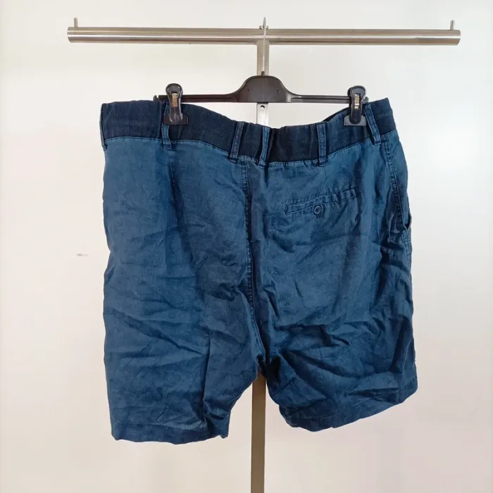 Short bleu Taillissime La Redoute taille 58 coton et élasthanne A851 - photo numéro 8