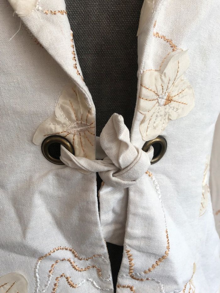 Veste blazer en lin 42 - photo numéro 2