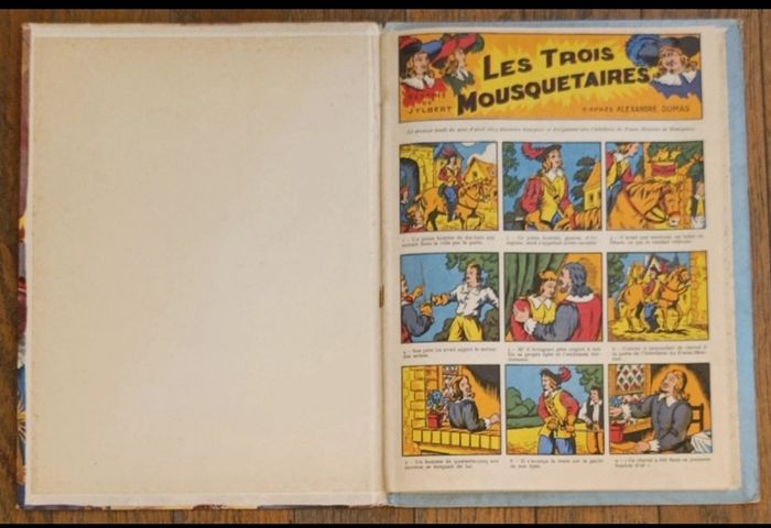 Ancien livre "Les trois mousquetaires" 1953 collection Fanfan - photo numéro 2