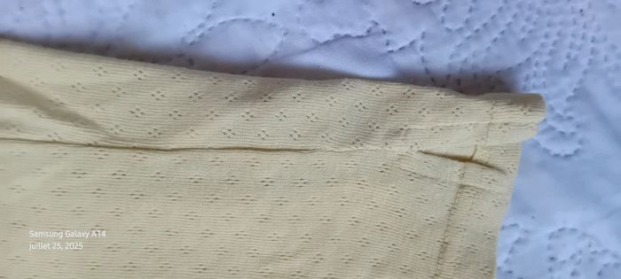 Haut manches courtes oversize maille ajourée motif losanges femme XXL in extenso - photo numéro 16