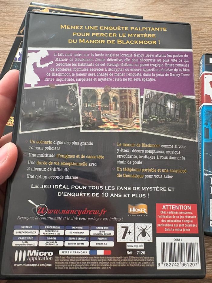 Coffret 2 enquêtes Nancy drew pc vintage - photo numéro 8