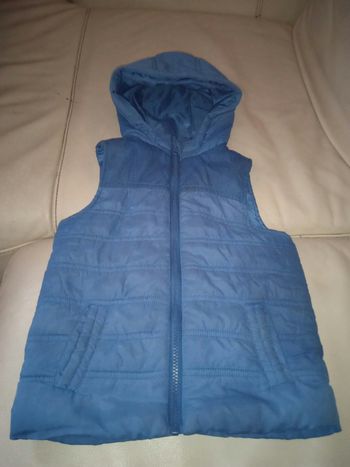Manteau sans manche bleu Vertbaudet