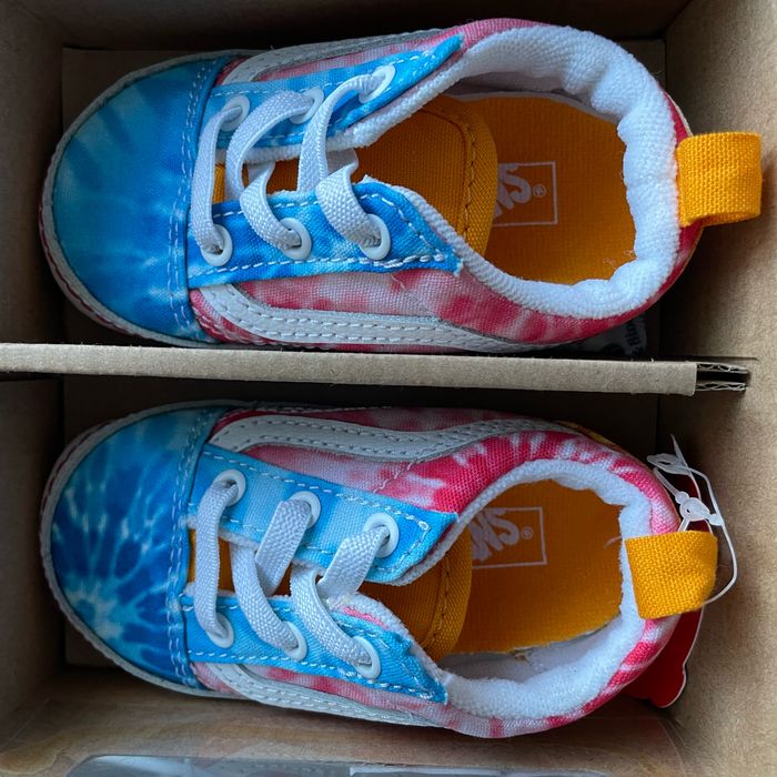Vans old skool tie dye blocks bébé