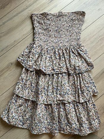 Robe bustier petites fleurs