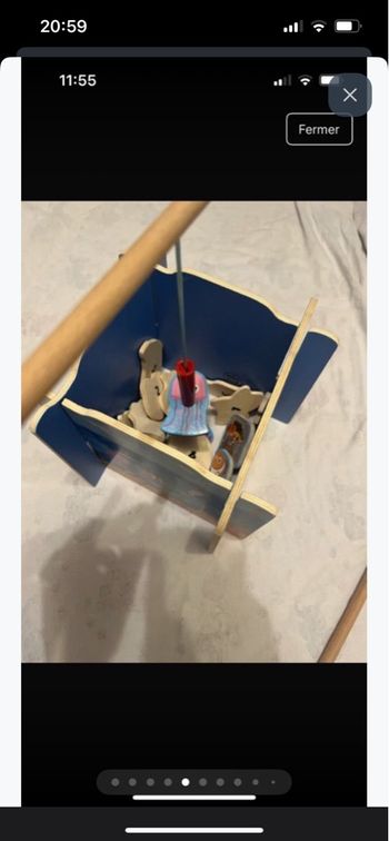 Jeu de pêche en bois pour enfants