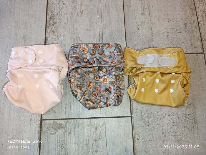 Lot de 3 berceau maboule de couches te2