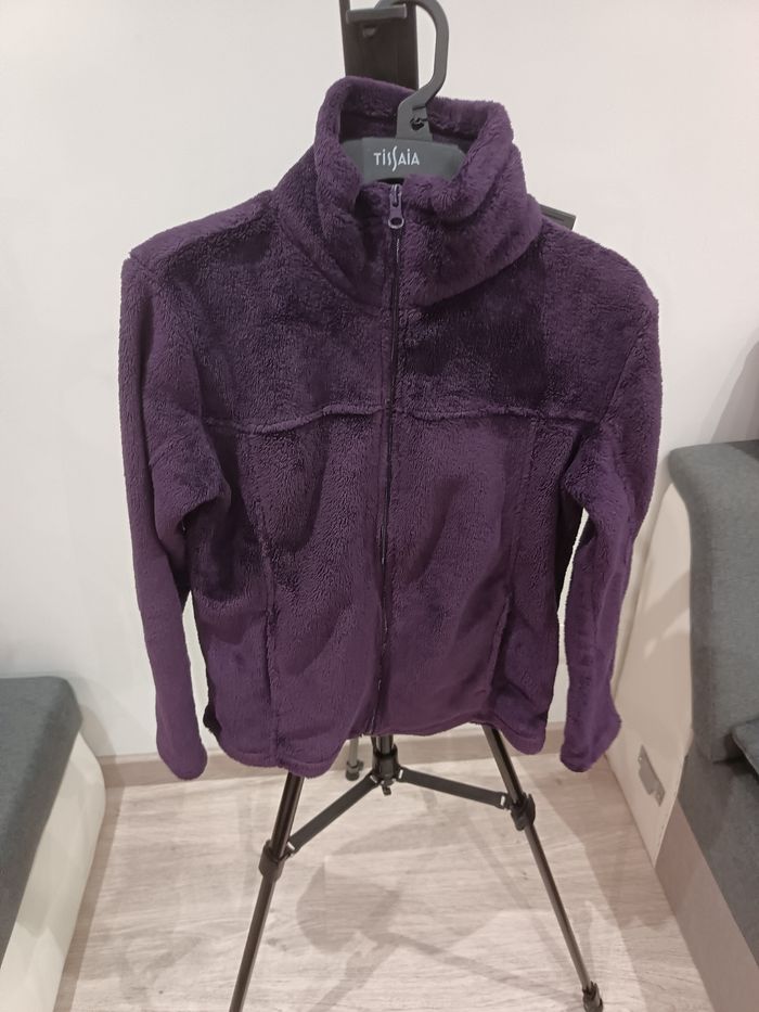 Veste polaire taille 34 violet sismix