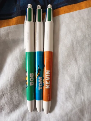 Stylos bic 4 couleurs les minions