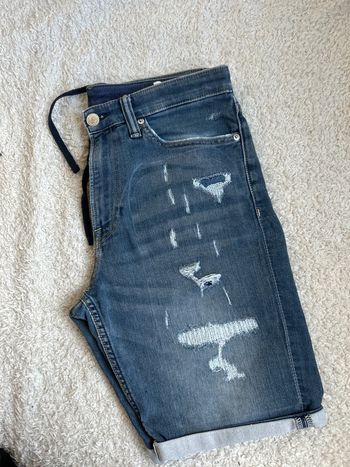 Short en jeans