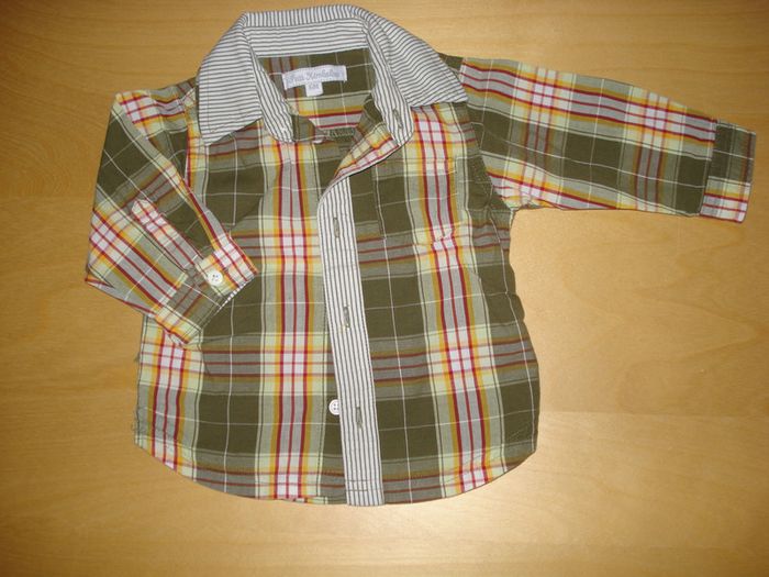 Chemise à manches longues 6 mois