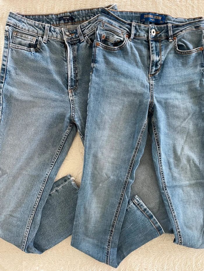 Lot de 2 jeans 34