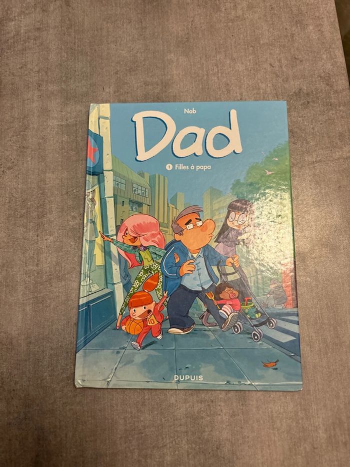 Bande dessinée dad fille à Papa