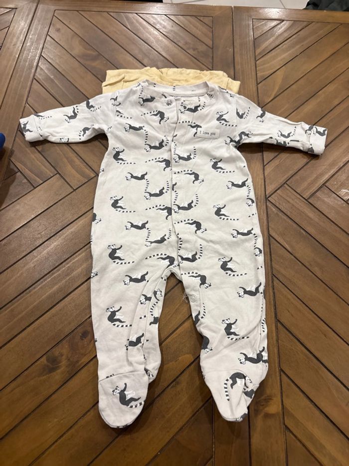 Lot 5 pyjamas 3 mois - photo numéro 5