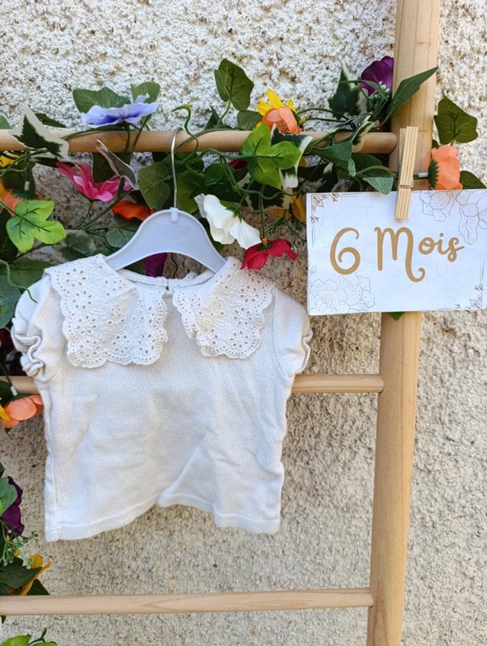 T-shirt manche courte Kiabi 6mois - photo numéro 2