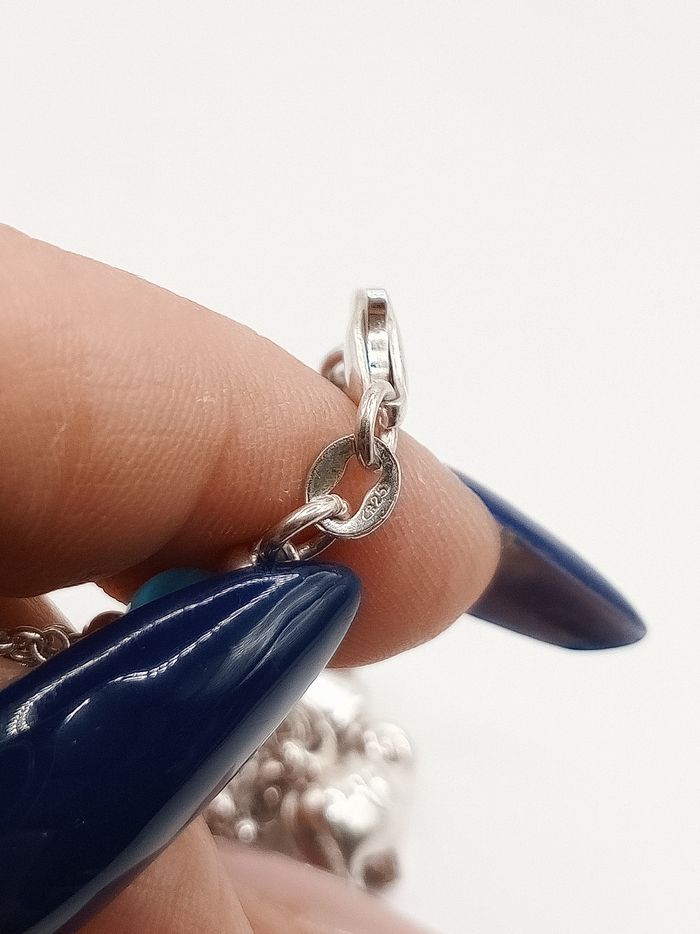Bracciale argento donna ciondoli portafortuna quadrifoglio elefante - photo numéro 6