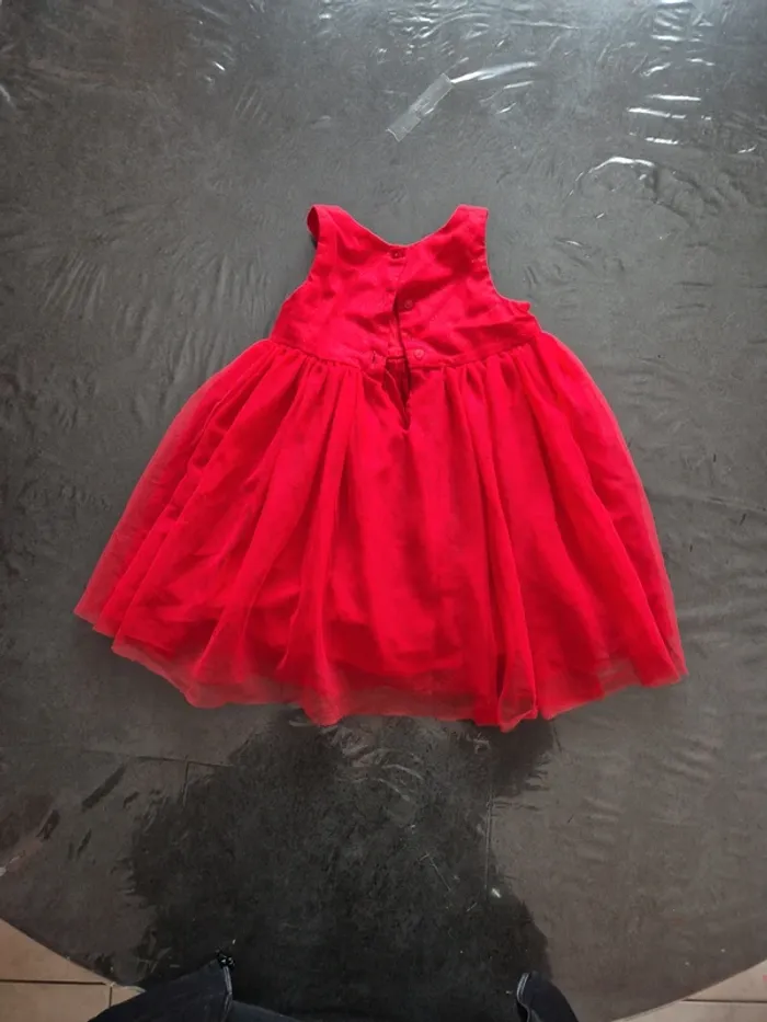 Robe de fête ou anniversaire rouge - photo numéro 4