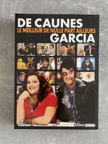 Double DVD humour, comique De Caunes, Garcia, le meilleur de nulle part ailleurs en français.
