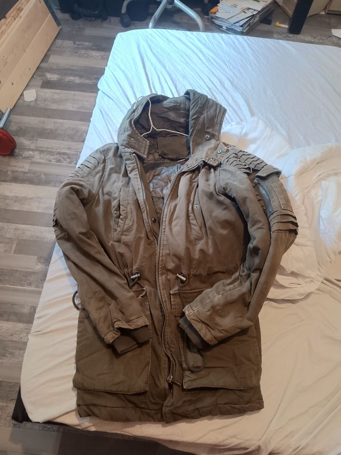 Blouson 3/4 kaki - photo numéro 3