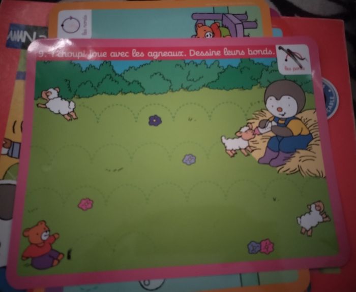 Jeux écritures et dessins T'choupi premiers graphismes "Nathan" - photo numéro 8