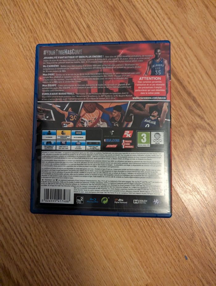 Jeu NBA PS4 - photo numéro 2