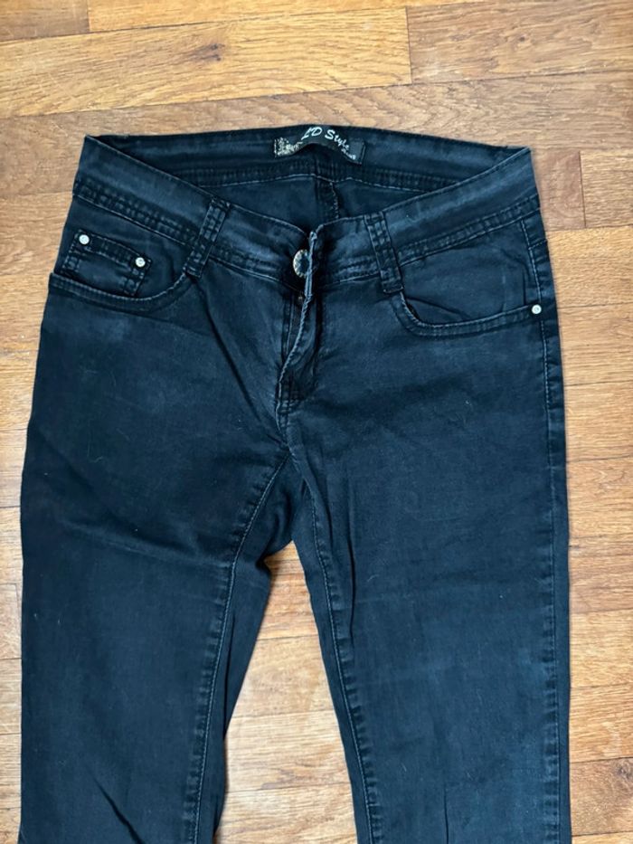 Jean noir taille très basse S - photo numéro 2