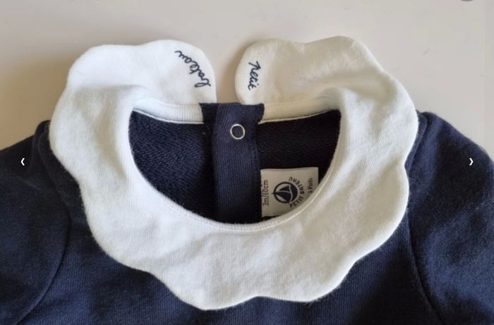 Robe marine Petit Bateau 3 mois - photo numéro 2