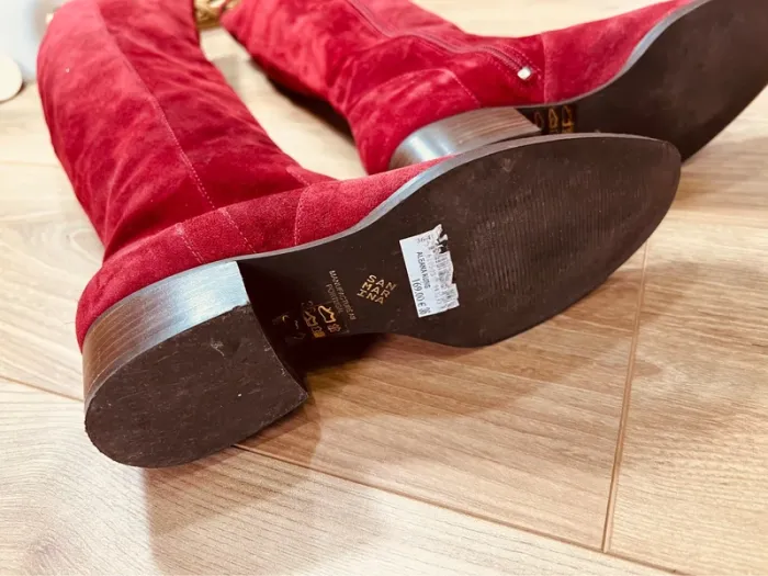 Pointure 36 bottes femme San Marina bordeaux cuir 🌺 - photo numéro 7