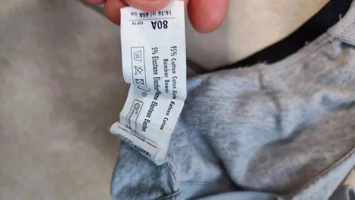 Soutien-gorge sans armature 80A | Gris | Tex | Idéal jeunes filles - photo numéro 4