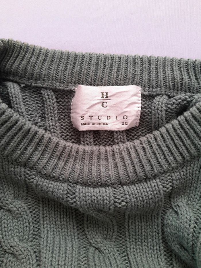 Pull coton  torsadé H C studio - photo numéro 3
