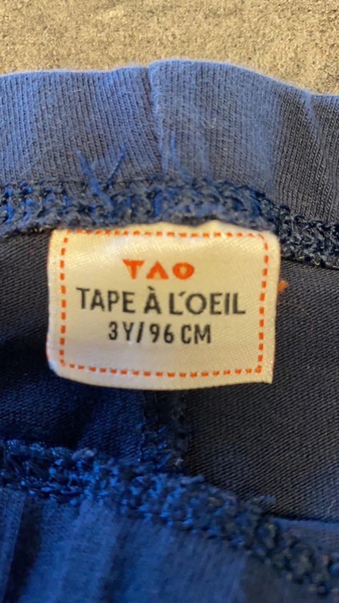 Legging Bleu Marine Tape à l’œil 3 ans - photo numéro 2