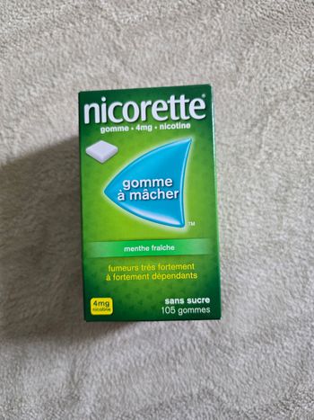 Nicorette gomme a macher 