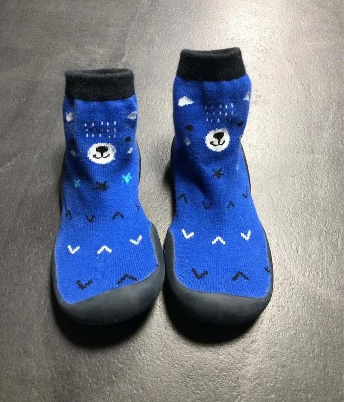 Chaussons antidérapants garcon