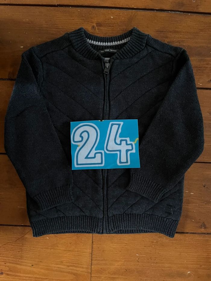 Gilet zippé enfant garçon