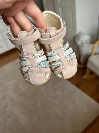 Sandales intérieur cuir