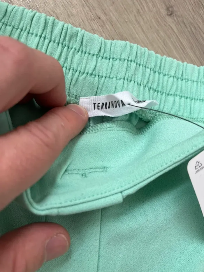Pantalon terranova vert bleu turquoise taille XXS neuf - photo numéro 3