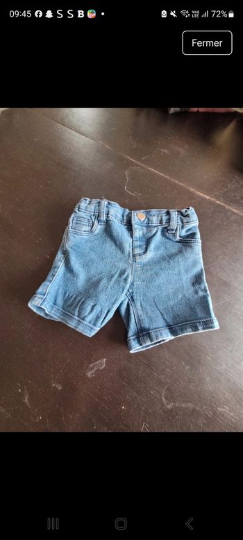 Short 9/12 mois